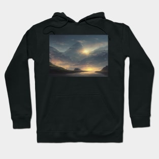 landscape pictures for wall grassy Hoodie